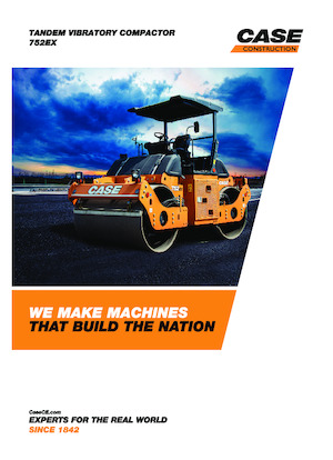 Tandem-Vibrowalzen Case 752EX