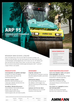 Tandem-Vibrowalzen Ammann ARP 95