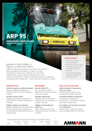 Tandem-Vibrowalzen Ammann ARP 95