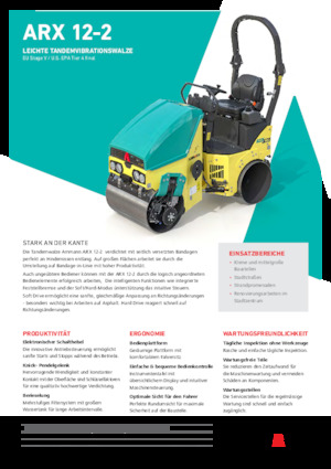 Tandem-Vibrowalzen Ammann ARX 12-2