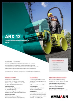 Tandem-Vibrowalzen Ammann ARX 12