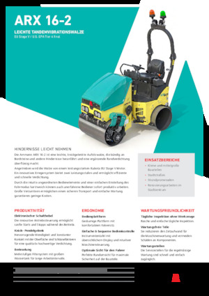 Tandem-Vibrowalzen Ammann ARX 16-2