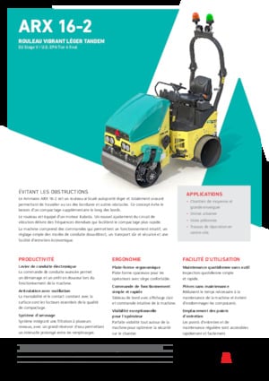 Tandem-Vibrowalzen Ammann ARX 16-2