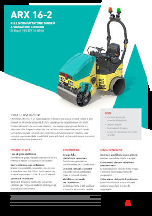 Tandem-Vibrowalzen Ammann ARX 16-2