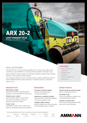 Tandem-Vibrowalzen Ammann ARX 20-2