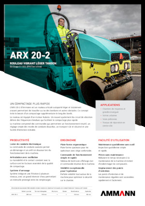 Tandem-Vibrowalzen Ammann ARX 20-2