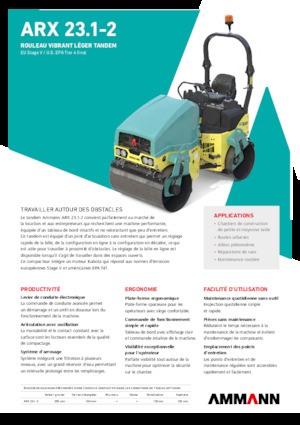 Tandem-Vibrowalzen Ammann ARX 23.1-2