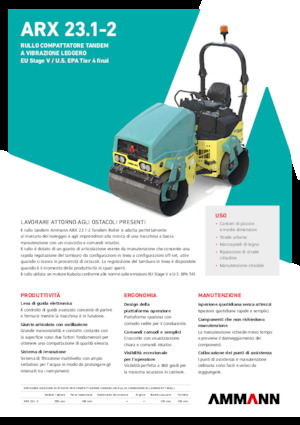 Tandem-Vibrowalzen Ammann ARX 23.1-2