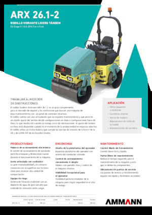 Tandem-Vibrowalzen Ammann ARX 26.1-2