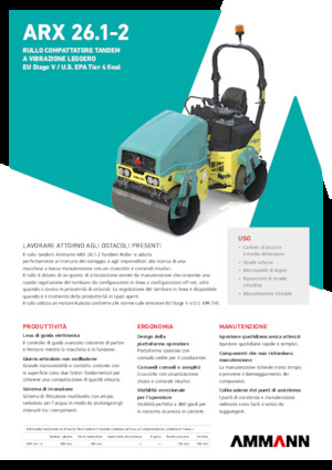 Tandem-Vibrowalzen Ammann ARX 26.1-2