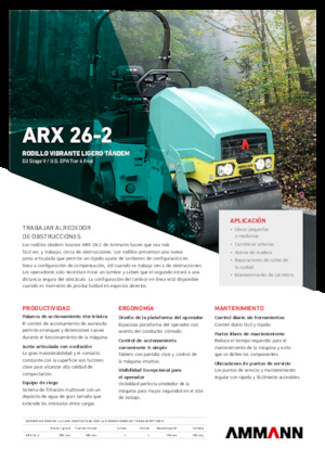 Tandem-Vibrowalzen Ammann ARX 26-2