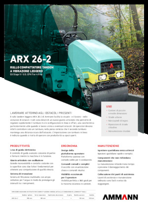 Tandem-Vibrowalzen Ammann ARX 26-2