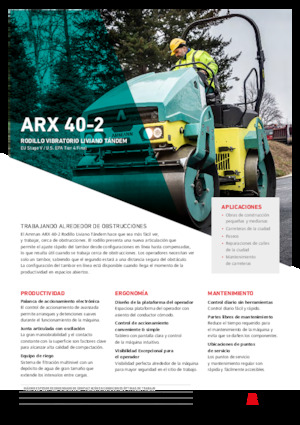 Tandem-Vibrowalzen Ammann ARX 40 -2
