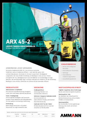Tandem-Vibrowalzen Ammann ARX 45-2