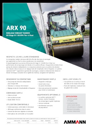 Tandem-Vibrowalzen Ammann ARX 90 T 4f