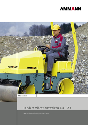Tandem-Vibrowalzen Ammann AV 12