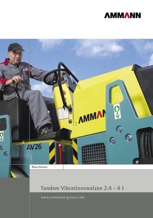 Tandem-Vibrowalzen Ammann AV 33