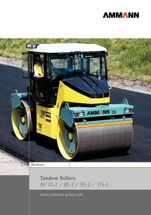 Tandem-Vibrowalzen Ammann AV 95-2