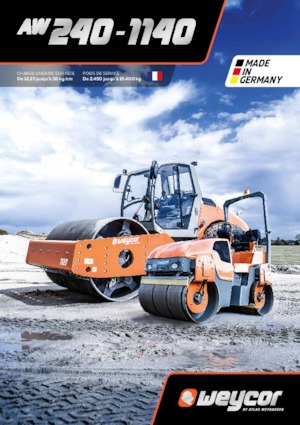 Tandem-Vibrowalzen weycor AW 240