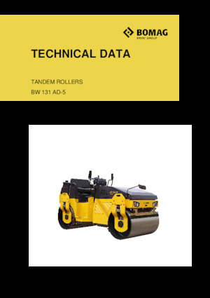 Tandem-Vibrowalzen Bomag BW 131 AD-5