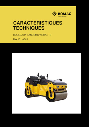 Tandem-Vibrowalzen Bomag BW 131 AD-5