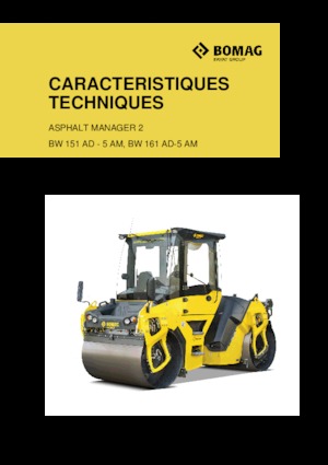 Tandem-Vibrowalzen Bomag BW 161 AD-5 AM