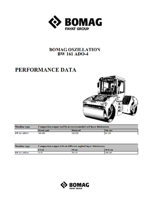 Tandem-Vibrowalzen Bomag BW 161 ADO-4