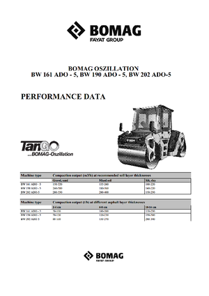 Tandem-Vibrowalzen Bomag BW 161 ADO-5