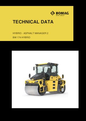 Tandem-Vibrowalzen Bomag BW 174 AP-5 AM Hybrid