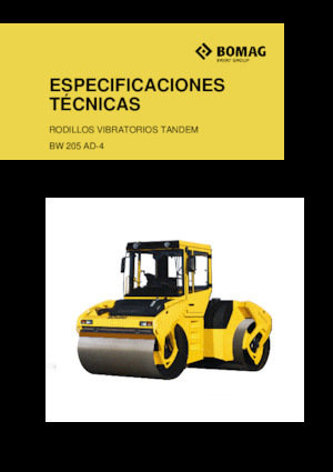 Tandem-Vibrowalzen Bomag BW 205 AD-4