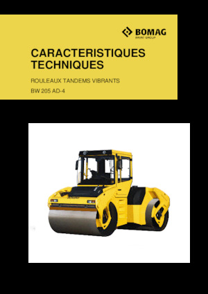 Tandem-Vibrowalzen Bomag BW 205 AD-4