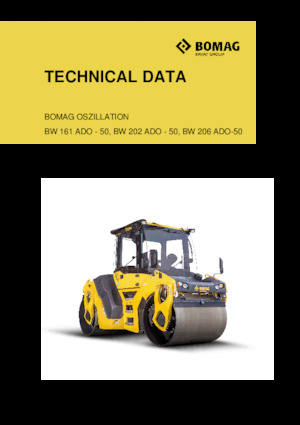 Tandem-Vibrowalzen Bomag BW 206 ADO-50