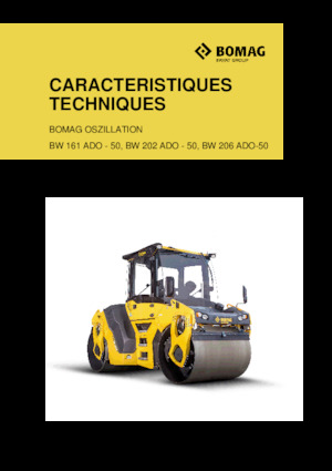 Tandem-Vibrowalzen Bomag BW 206 ADO-50