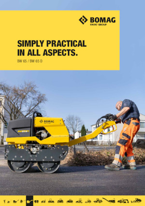 Tandem-Vibrowalzen Bomag BW 65