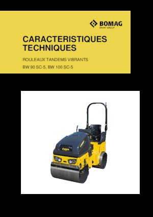 Tandem-Vibrowalzen Bomag BW 100 SC-5