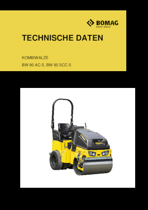 Tandem-Vibrowalzen Bomag BW 90 SCC-5