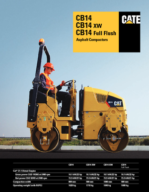 Tandem-Vibrowalzen Caterpillar CB14