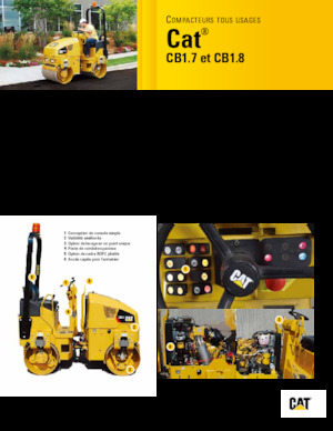 Tandem-Vibrowalzen Caterpillar CB1.7