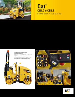 Tandem-Vibrowalzen Caterpillar CB1.8