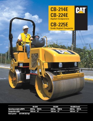 Tandem-Vibrowalzen Caterpillar CB224E
