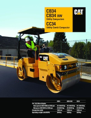 Tandem-Vibrowalzen Caterpillar CB34 XW