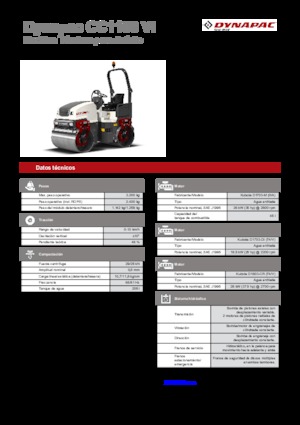 Tandem-Vibrowalzen Dynapac CC 1100 VI
