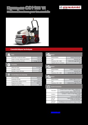 Tandem-Vibrowalzen Dynapac CC 1100 VI