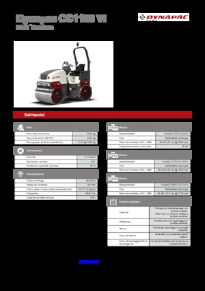 Tandem-Vibrowalzen Dynapac CC 1100 VI