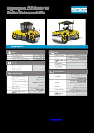 Tandem-Vibrowalzen Dynapac CC 4000 VI