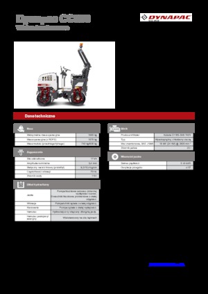 Tandem-Vibrowalzen Dynapac CC 800