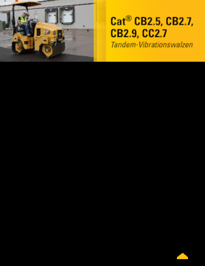 Tandem-Vibrowalzen Caterpillar CC2.7