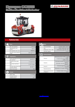 Tandem-Vibrowalzen Dynapac CC3800