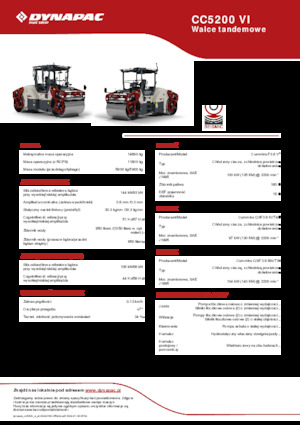 Tandem-Vibrowalzen Dynapac CC5200 VI