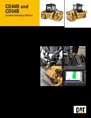Tandem-Vibrowalzen Caterpillar CD54B